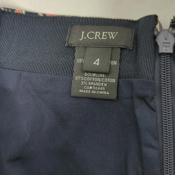 J. Crew paisley number 2 pencil skirt - Picture 5 of 7